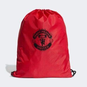 adidas Manchester United Gym Sack Clinch Bag - Red/Black New SEALED